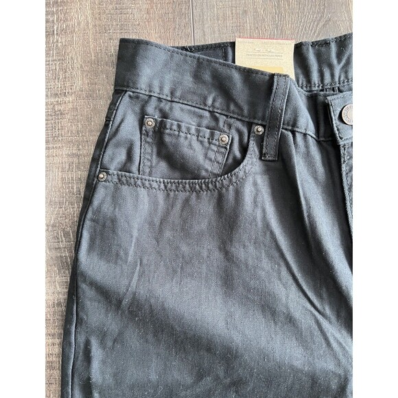 NWT Levis High Waisted Mom Jeans 28"x30" (Actual 28X29.5") Pants Black - Picture 3 of 13